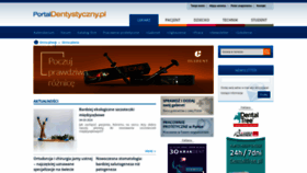 What Portaldentystyczny.pl website looks like in 2024 
