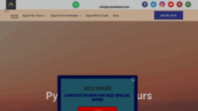 What Pyramidsland.com website looks like in 2024 