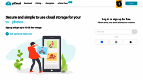 What Pcloud.com website looks like in 2024 