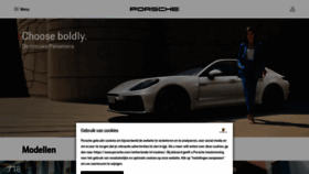 What Porsche.nl website looks like in 2024 