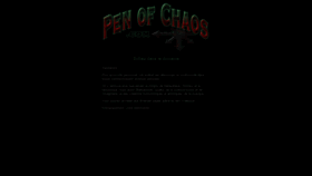 What Penofchaos.com website looks like in 2024 