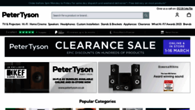 What Petertyson.co.uk website looked like in 2024 (1 year ago)