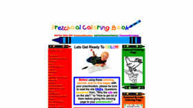 What Preschoolcoloringbook.com website looks like in 2024 