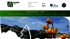 What Pp-velebit.hr website looks like in 2024 
