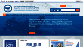 What Painrussia.ru website looks like in 2024 