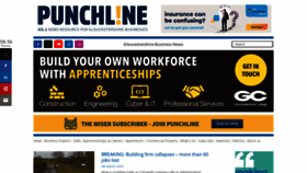 What Punchline-gloucester.com website looks like in 2024 