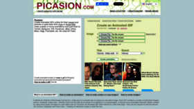 What Picasion.com website looks like in 2024 