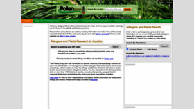 What Pollenlibrary.com website looks like in 2024 