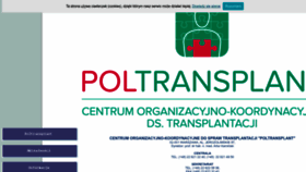 What Poltransplant.org.pl website looks like in 2024 