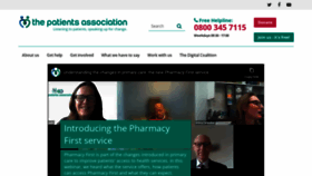 What Patients-association.org.uk website looks like in 2024 
