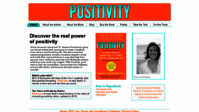 What Positivityratio.com website looks like in 2024 