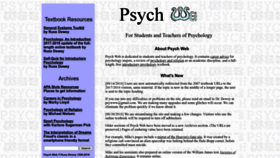 What Psychwww.com website looked like in 2024 (1 year ago)