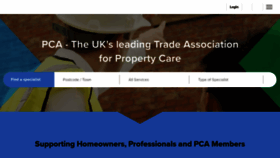 What Property-care.org website looks like in 2024 