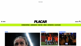 What Placar.com.br website looks like in 2024 