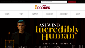 What Parkerplayhouse.com website looks like in 2024 
