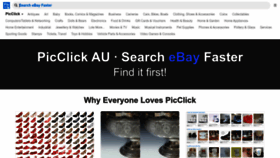 What Picclick.com.au website looks like in 2024 