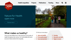 What Peopleshealthtrust.org.uk website looked like in 2024 (2 years ago)