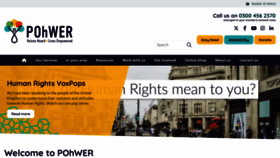 What Pohwer.net website looks like in 2024 