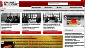 What Portalderwirtschaft.de website looks like in 2024 