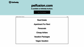 What Pelfusion.com website looks like in 2024 