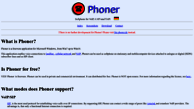 What Phoner.de website looks like in 2024 