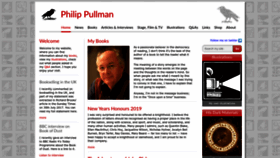 What Philip-pullman.com website looks like in 2024 