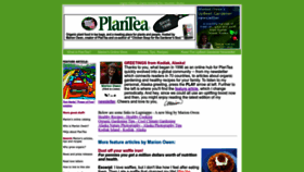 What Plantea.com website looks like in 2024 