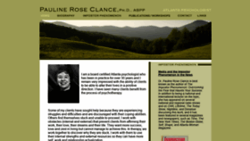 What Paulineroseclance.com website looks like in 2024 