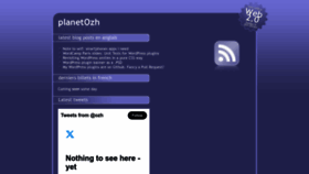 What Planetozh.com website looks like in 2024 