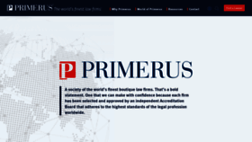 What Primerus.com website looks like in 2024 
