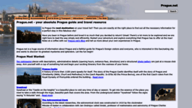 What Prague.net website looks like in 2024 