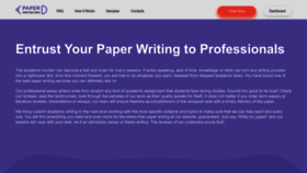 What Paper-writer.org website looks like in 2024 