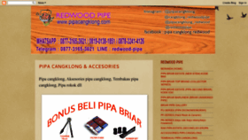What Pipacangklong.com website looks like in 2024 