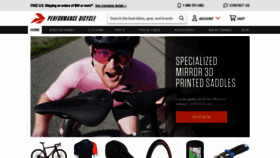 What Performancebike.com website looks like in 2024 