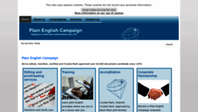 What Plainenglish.co.uk website looks like in 2024 