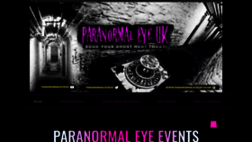 What Paranormaleyeuk.co.uk website looks like in 2024 