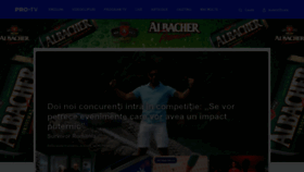 What Protv.ro website looks like in 2024 