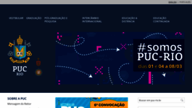 What Puc-rio.br website looks like in 2024 