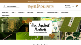 What Paperinkarts.com website looked like in 2024 (1 year ago)