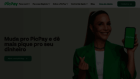 What Picpay.com website looks like in 2024 