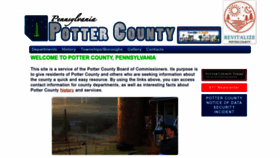 What Pottercountypa.net website looks like in 2024 