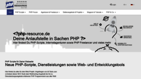 What Php-resource.de website looks like in 2024 