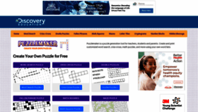 What Puzzlemaker.com website looks like in 2024 