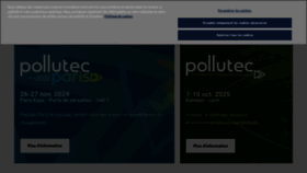 What Pollutec.com website looks like in 2024 