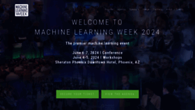 What Predictiveanalyticsworld.com website looked like in 2024 (1 year ago)
