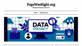What Pogowasright.org website looks like in 2024 