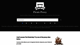 What Pirateproxy.net website looked like in 2024 (1 year ago)