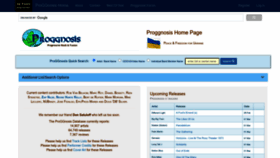What Proggnosis.com website looks like in 2024 