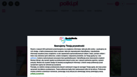 What Polki.pl website looks like in 2024 