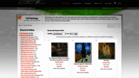 What Paintingmania.com website looks like in 2024 